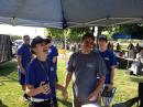 This was great the reaction was from the other station we had replying back
when she threw out w2gsb the station came back and said holy smoke iit's a girl we got a good laugh the police explorers are a great bunch of kids